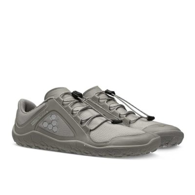 Chaussure Running Road Vivobarefoot Primus Trail II All Weather Firm Ground Homme - Grise CAV702985